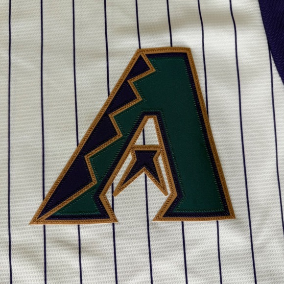 Nike MLB Arizona Diamondbacks Randy Johnson Jersey Mens 3XL Purple Baseball - Picture 6 of 11